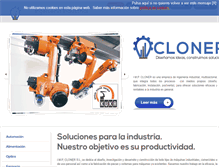 Tablet Screenshot of cloner.es